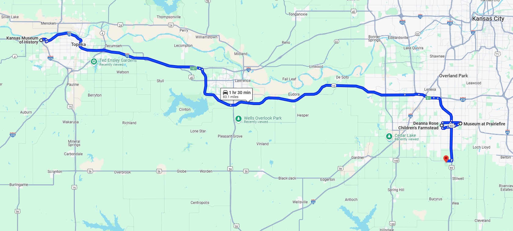 Northwest Luxury Trip Route